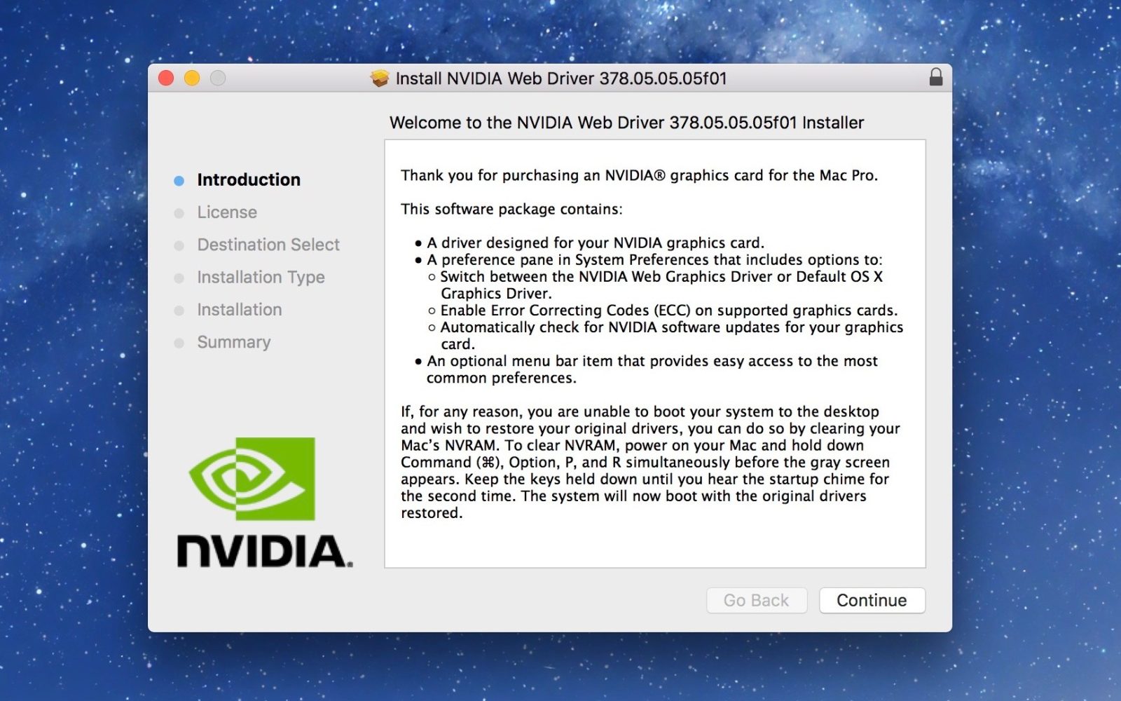 How often does nvidia release drivers for mac os x 7
